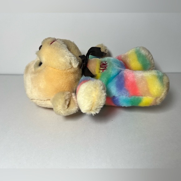 Victor Trading Co Rainbow Hawaii Monkey Plush Stuffed Animal VTG Tags Pride - Picture 4 of 11